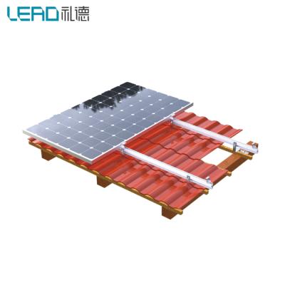 China Hard Roof Brackets Solar Panel Mounting System Photovoltaic Solar Panel Support Structure for sale