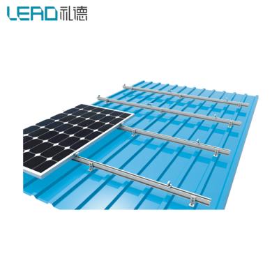 China Adjustable Solar PV Solar Panel Installation Roof Rack System Roof Structures Solar Panel Kits Roof Mounted for sale