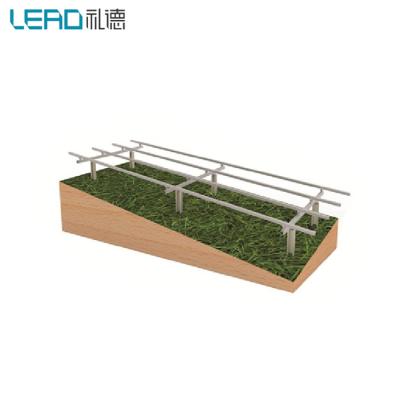 China Quick Installation Aluminum PV Brackets Structure Solar Mounting System Solar Panel Ground Mounting System for sale