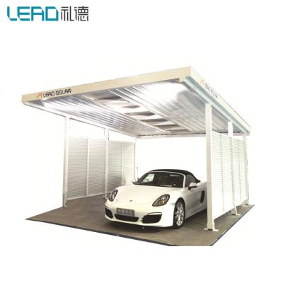 China Hard Solar Carport System Solar PV Carport Support Structure Aluminum Solar Support Structure for sale