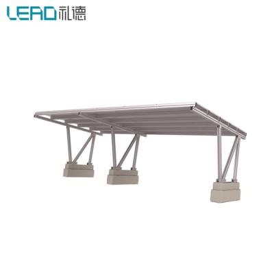 China Hard Aluminum Solar Carport System Solar Rack Structure Parking Lot Solar Structure for sale