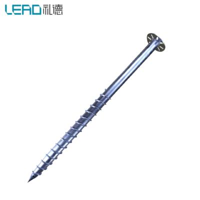 China Hard Solar Ground Screw Helical Piles Anchor Bolt For Solar Ground Mounting System for sale