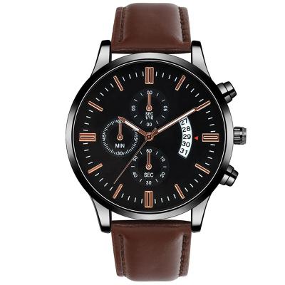 China Hot Selling Fashion Automatic Date Wrist Waterproof Male Leather Date Display Automatic Mechanical Men Watch OEM for sale