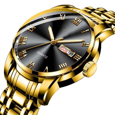 China Date New Arrivals Business Water Resistant Stainless Steel Band Men's Automatic Quartz Watch for sale