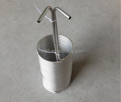 China Homebrewing beer stainless steel wort chiller for homebrewing beer for sale