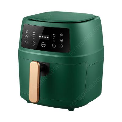 China Healthy Oil Free Heating Sale Air Fryers Household Digital Display Hot Air Fryer Wholesale Smart Deep Electric Oil Free Factory 8 Liter Air Fryers for sale