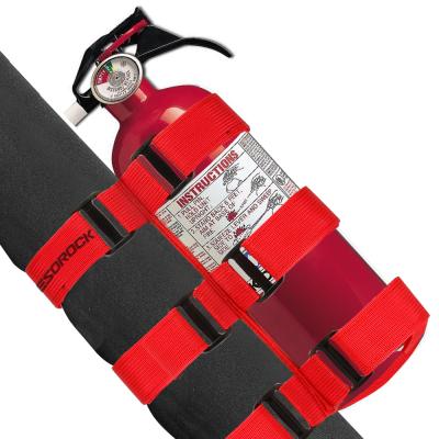 China Safe And Stylish Adjustable Roll Bar Strap Fire Extinguisher Holder for sale