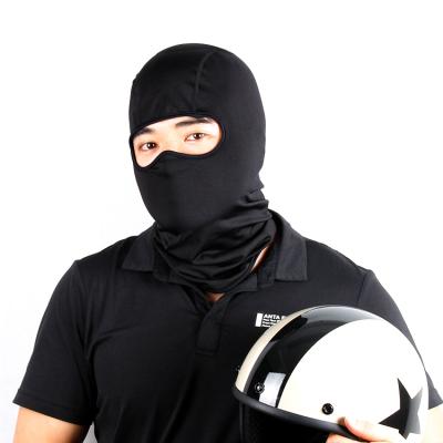 China Head Cold Weather Polyester Balaclava Ski Face Cover Custom Black Stretchable Warm Fleece For Motorcycle Cycling for sale