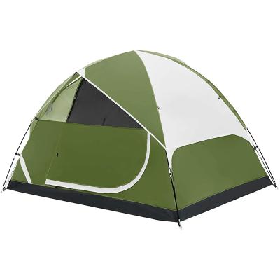 China Double Layer Waterproof Windproof Outdoor Camping Waterpoof Camping Tent Family Outdoor Tents for sale