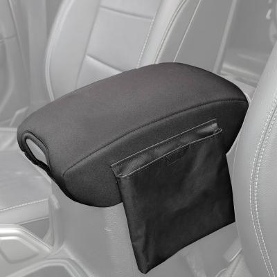 China Waterproof Auto Car Neoprene Center Console Cover Armrest Pad Cushion With Storage Organizer for sale