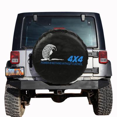 China PU Leather Waterproof Spare Tire Cover Universal Fit For SUV Car Trailer RV Truck Wheel for sale