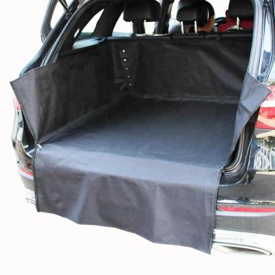 China Waterproof Water Resistance Car Boot Cover For Dogs Car Trunk Pet Cargo Liner Non-Slip Mat With Side Walls for sale