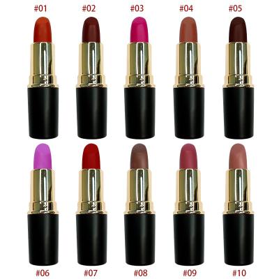 China Wholesale Waterproof Lipstick 20 Colors Cosmetics Make Your Own Brand Lipstick Waterproof Moisturizing Lipstick for sale