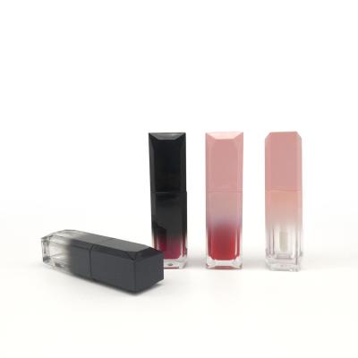 China Private Waterproof Wholesale Custom New Arrival Empty Lip Gloss Tube Container With Brush for sale