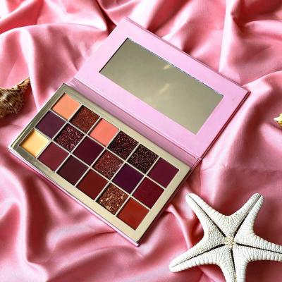 China Wholesale Waterproof Matte Dye Eyeshadow Palette High Shimmer Long Lasting Eyeshadow Palette for sale