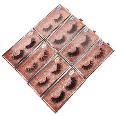 China Waterproof Wholesale Custom Packaging Eyelashes Own Brand 100% Real Mink Lashes 3D Mink Eyelashes Private Label for sale