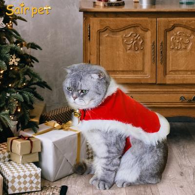 China Wholesale Stocked Pet Christmas Hat Scarf Cat Dog Puppy Pet Christmas Winter Clothes for sale