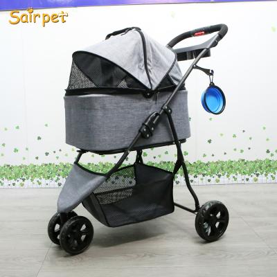 China Viable Detachable Luxury Pet Stroller Fashion Stroller Multifunctional Pet Dog Stroller Supplier for sale