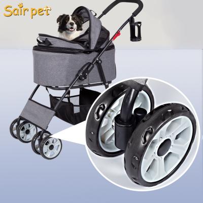 China Dogs Pet Stroller Dog Stroller Pet Trolley Pet Push Cart Dog Stroller for sale