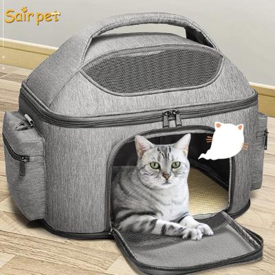 China High Quality Breathable Pet Cage Carriers For Sale Pet Travel Cage Shoulder Bag for sale