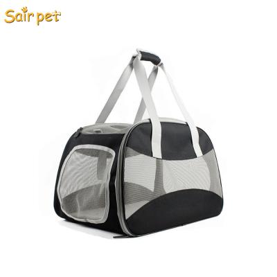 China Wholesale Breathable Soft Side Expanding Pet Bag Pet Carrier For Cat With Low Cost for sale