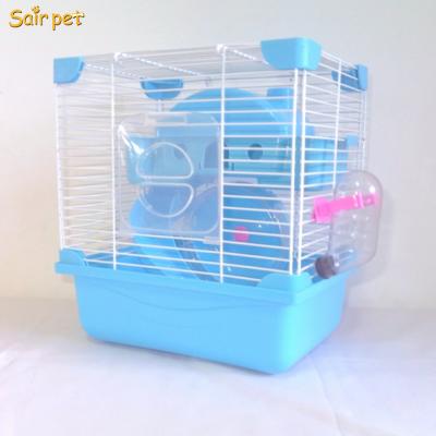 China Manufacturer New Design Custom Folding Breathable Hamster Cage Small Animal Pet House For Hamster for sale