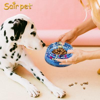 China Sustainable Pet Neck Protect Bowl Dog Dish Puppy Food Water Tilt Feeder Cat Pet Bowl for sale