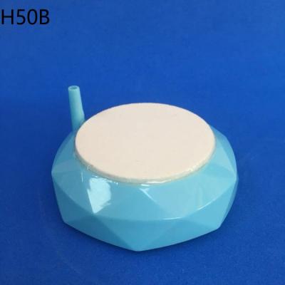 China New Style H50B-2/-7 HiSin Color Pet Aquarium Air Blue Stone 50*74*H24mm Viable Wholesale Ozone Diffuser with super mirco bubbles for sale