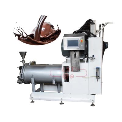 China Horizontal Type Ball Mill Chocolate Machine Snack Factory Factory Outlet PLC Control Chocolate for sale