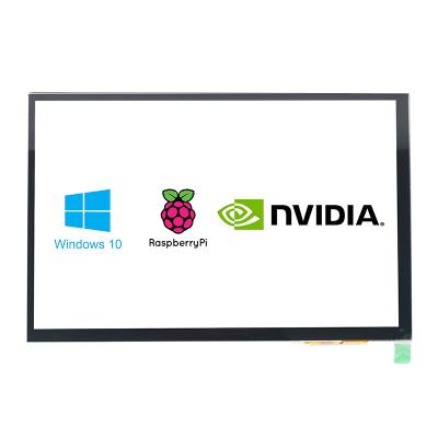 Chine pouce HDMI de l'affichage 10,1 de contact de 300cd/m2-1000cd/m2 PCAP avec la framboise pi compatible à vendre