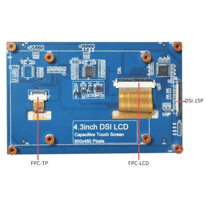 Cina Charging Pile Display TFT 4.3 Inch HDMI Capacitive Touch TFT Screen Compatible With Raspberry Pi in vendita