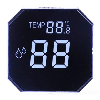 China Ecrã LCD de Segmento Redondo Taça de Água Octagonal VA Ecrã LCD de Sete Segmentos para Temperatura e Umidade à venda