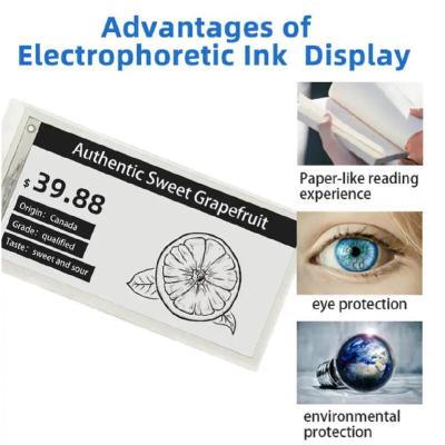 China 2.9 Inch ESL Electronic Epaper Display Eink Digital Price Tag Shelf Label for sale