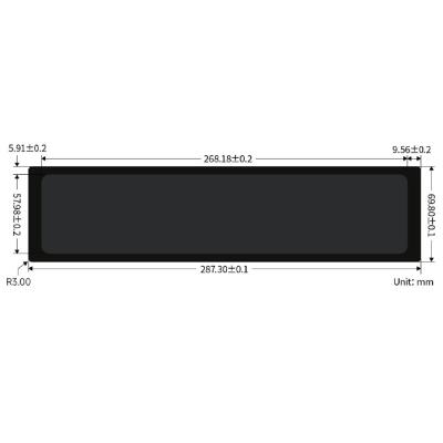 Cina 11.9 pollici schermo capacitivo 320×1480 IPS Monitor con segnale di uscita HDMI supportando Raspberry Pi Windows in vendita