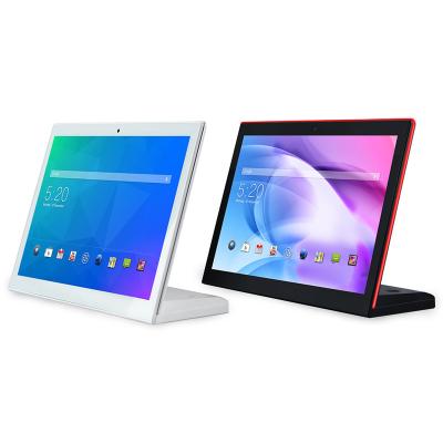 China 14 Zoll Desktop Android Touchscreen Werbebildschirm L-förmiger POE-Monitor zu verkaufen