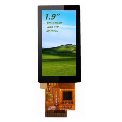 China 1.9“ het touche screen170x320 IPS van TFT lcd volledige het bekijken hoek met CTP en SPI/MCU-het touche screen van interfacetft lcd Te koop