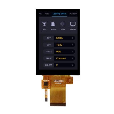 Cina 3Display LCD TFT da 0,5 pollici con interfaccia MCU ILI9488, Display LCD TFT da 3,5 pollici con pannello sensoriale a tocco in vendita