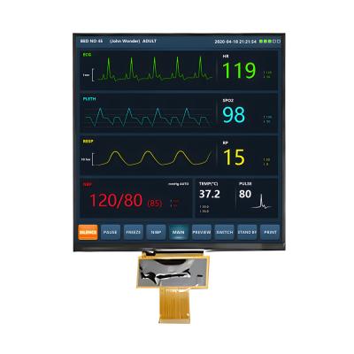 China 7.6 Inch Square TFT LCD Display 800x800 Pixels 1000 Nits Brightness MIPI Interface zu verkaufen