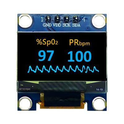 China 0.96 Inch OLED Display Module - 128x64 I2C, Yellow+Blue, 4-Pin Header Best Price USA Te koop