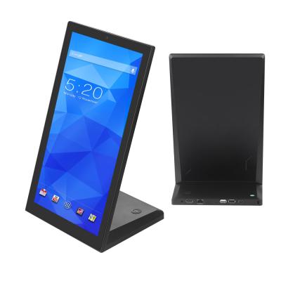 China Monitor de pantalla táctil de escritorio en forma de L RK3566 Android 11OS Tablet PC con wifi POE LED Light Bar en venta