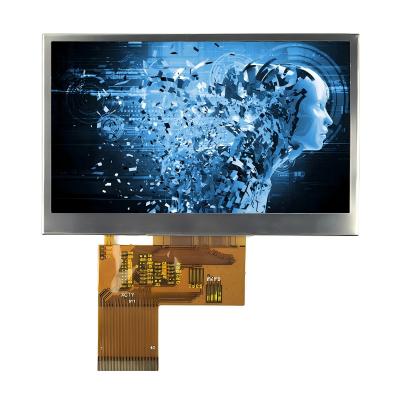 China 4.3-Inch High Brightness 1000nits TFT LCD Module - 480x272 Resolution And Optional Touch Screen for sale