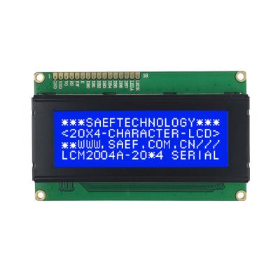 Cina Il LCD monocromatico del carattere 20x4 visualizza la negazione blu del MPU STN di Pin 8bit di LCM 16 in vendita