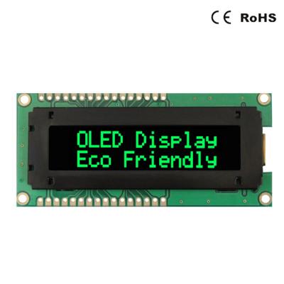 중국 캐릭터 16x2 OLED 디스플레이 모듈 청록색 하얀 빨간색 판매용