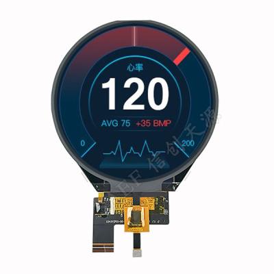 중국 PCAP TFT 디스플레이 3.4 인치 원형 LCD 3선 Mipi 인터페이스 800x800 점 CTP 판매용