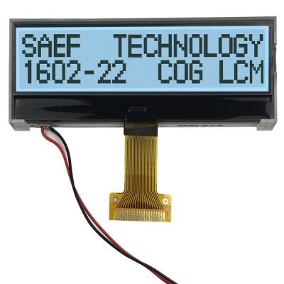 China Charakter 16x2 LCD zeigen positive ST7032 3.3V MCU Schnittstelle FSTN an zu verkaufen