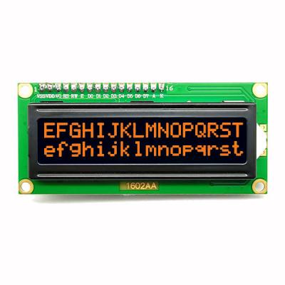 China PFEILER Charakter LCD-Anzeige 1602 16x2 mit weißem rotem orange Charakter zu verkaufen