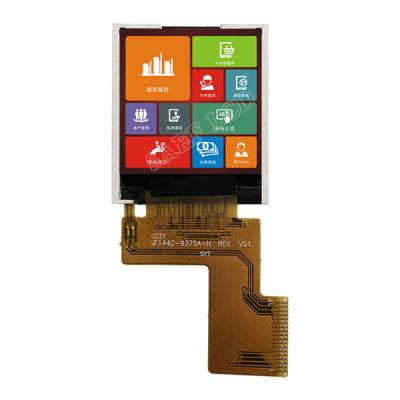 China 18 Pins 1.44 Inch Square TFT LCD Display, 128x128 LCD Display MCU 8bits Interface for sale