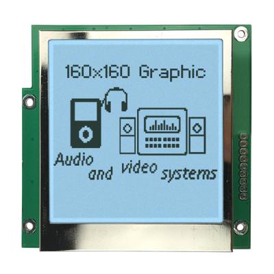 China interfaz positivo FSTN LCD del módulo gráfico ST75161 3.3V VDD SPI de la exhibición de 160x160 en venta