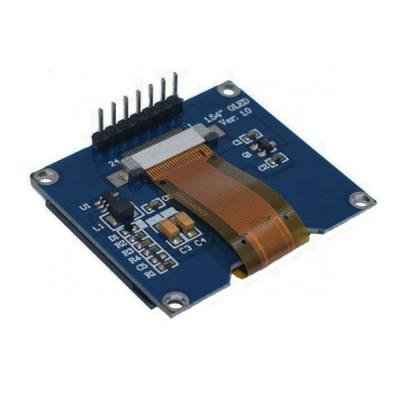 Cina 1.54 pollici OLED Display Module 128x64 SPI Interface Font bianco / blu in vendita