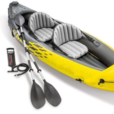 China Leisure Kayak Inflatable Rowing Boat Set Outdoor Professional Rowing Boat Bring Paddle For Sport Game for sale